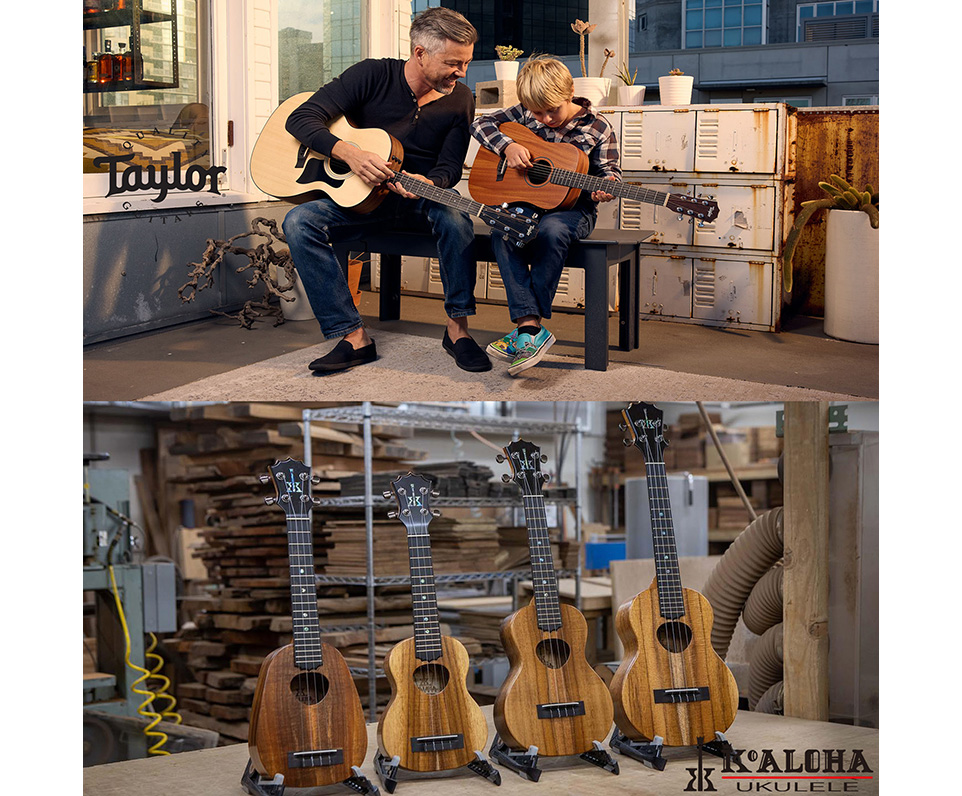 銀座 山野楽器 Taylor Guitars/KoAloha Ukulele