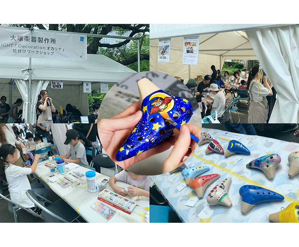 NIGHT「Decoration オカリナ」絵付けワークショップ<br> (株式会社 大塚楽器製作所)