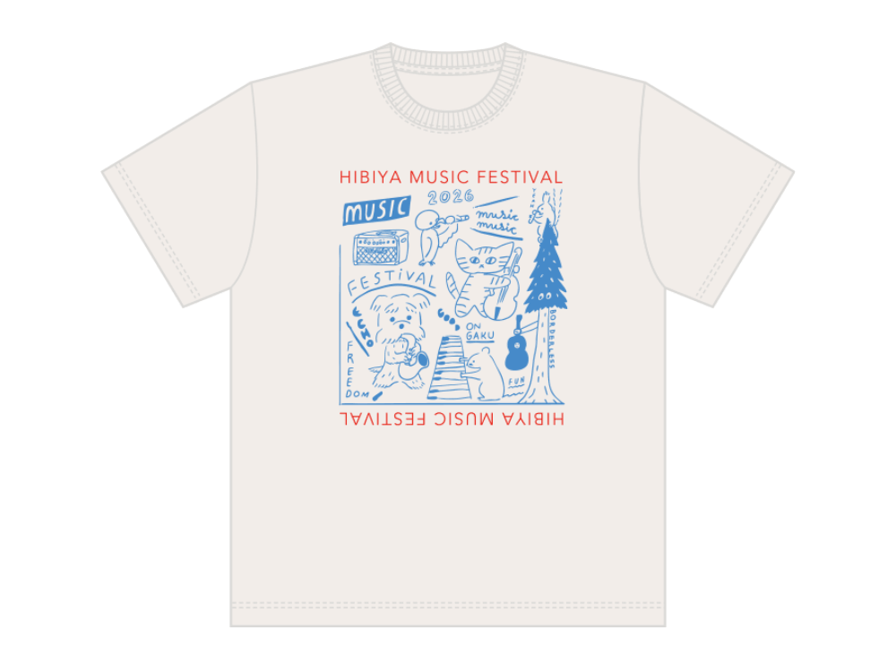 クリエイターコラボTシャツ/多田玲子デザイン<br>（ホワイト系）